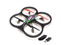 Радиоуправляемый квадрокоптер WLToys V333 Headless Camera Cyclone UFO Drones 2.4G - V333C Радиоуправляемый квадрокоптер WLToys V333 Headless Camera Cyclone UFO Drones 2.4G - V333C